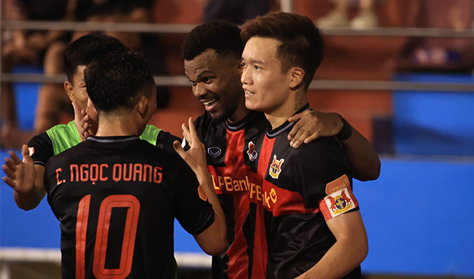 Ninh Bình toàn thắng cả 2 vòng đấu.