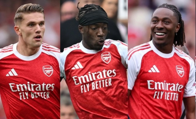 Các tân binh của Arsenal.