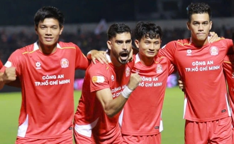 CA TPHCM giành chiến thắng trước HAGL. Ảnh: VPF.