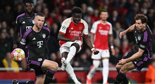 Arsenal có thành tích đối đầu không tốt trước Bayern.