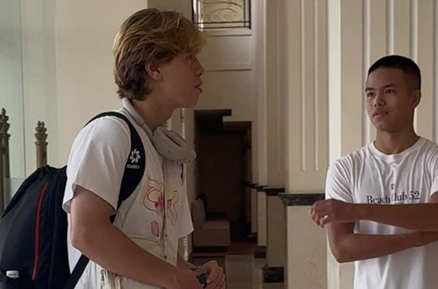 Trần Thành Trung nhanh chóng làm quen với những đồng đội mới.