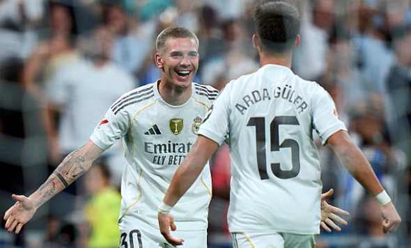 Guler gỡ hòa cho Los Blancos.