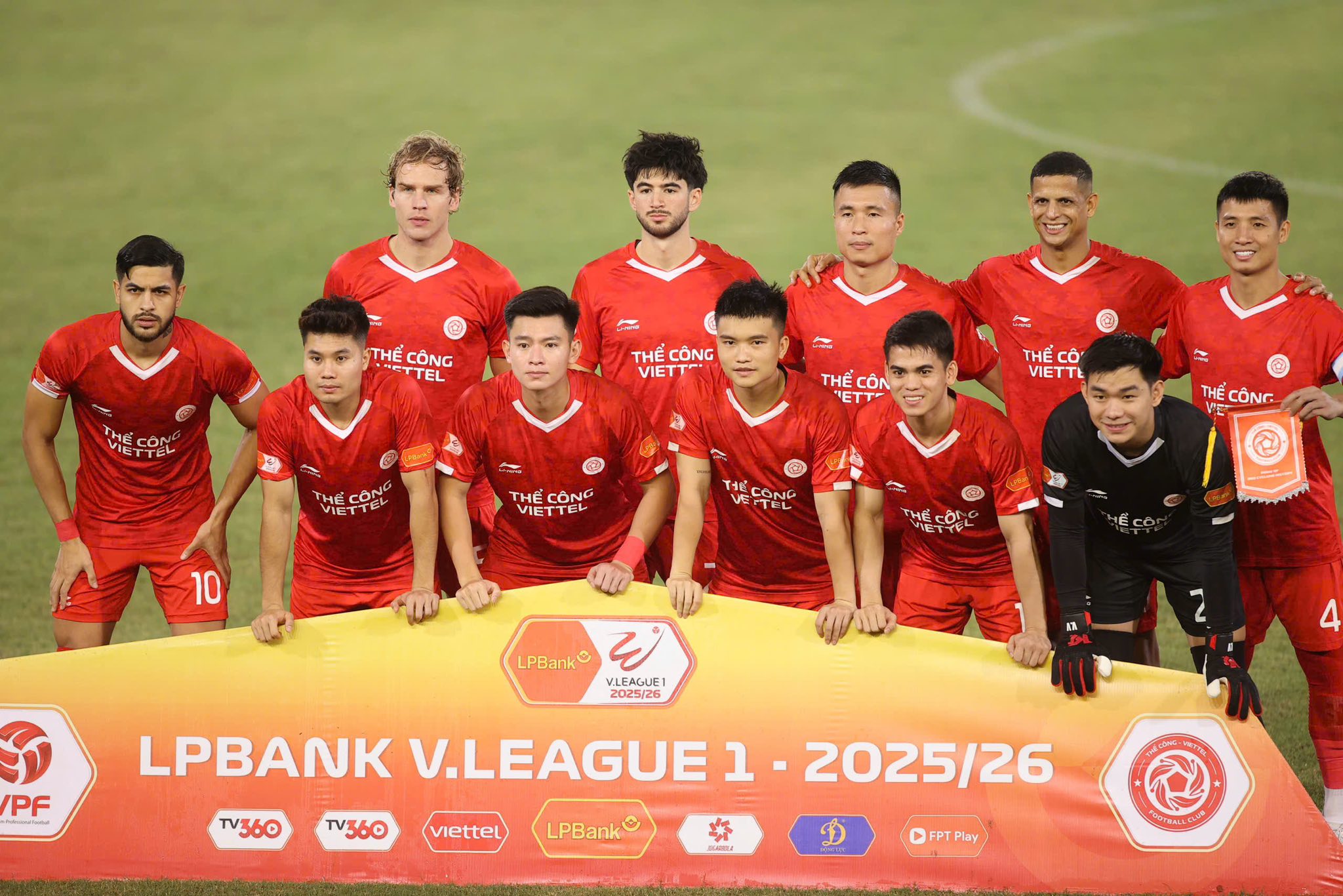 Thể Công Viettel duy trì thành tích bất bại ở V-League 2025/26 với thành tích 2 thắng, 1 hòa. Ảnh: CLB Thể Công Viettel.