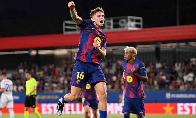 Fermin Lopez tỏa sáng ở Barca.