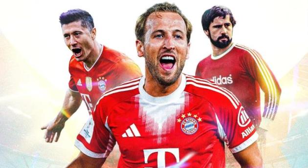 Harry Kane vượt mặt nhiều huyền thoại Bayern.