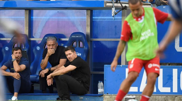 Atletico mới có 2 điểm sau 3 vòng đấu.