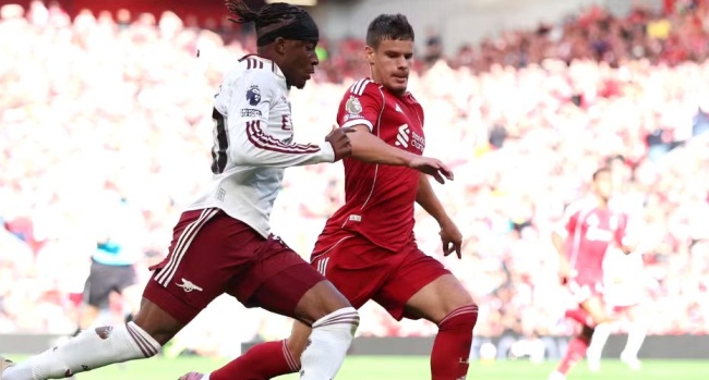 Ảnh bài viết Milos Kerkez tỏa sáng ở Liverpool: Thống kê ấn tượng; Hóa giải Madueke