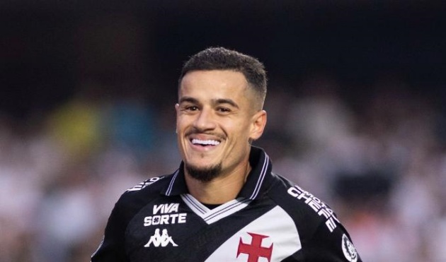 Ảnh bài viết Coutinho ghi bàn giúp Vasco da Gama thoát khỏi nhóm đèn đỏ