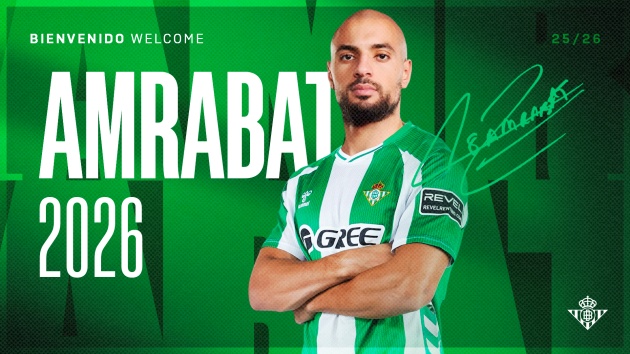 Amrabat là thương vụ gây bất ngờ nhất.