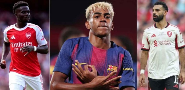 Ảnh bài viết Yamal, Saka, Salah: Vì sao tiền đạo cánh thuận chân trái được săn đón?