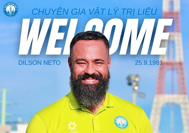 Chuyên gia vật lý trị liệu Neto sẽ giúp Xuân Son hồi phục tốt hơn. Ảnh: CLB Thép Xanh Nam Định