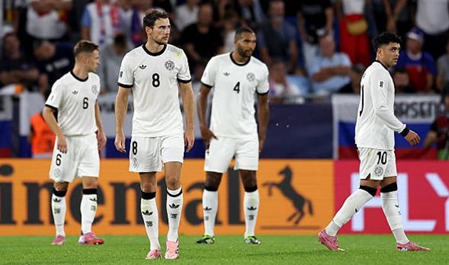 Tuyển Đức bất ngờ để thua Slovakia với tỷ số 0-2.