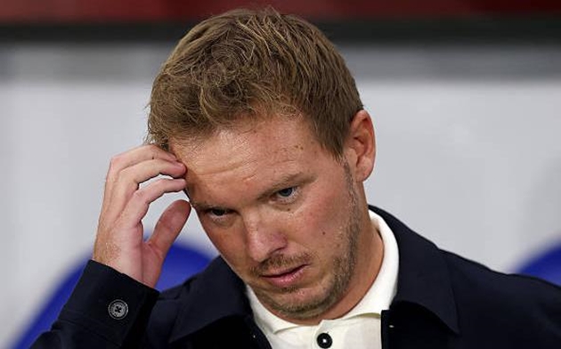 Julian Nagelsmann sẽ phải sớm tìm ra công thức chiến thắng mới cho tuyển Đức.