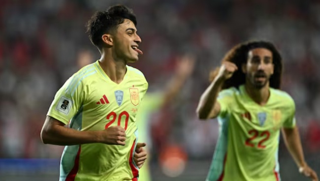 Ảnh bài viết Merino - Pedri thăng hoa, Tây Ban Nha hủy diệt Thổ Nhĩ Kỳ ở vòng loại World Cup 2026