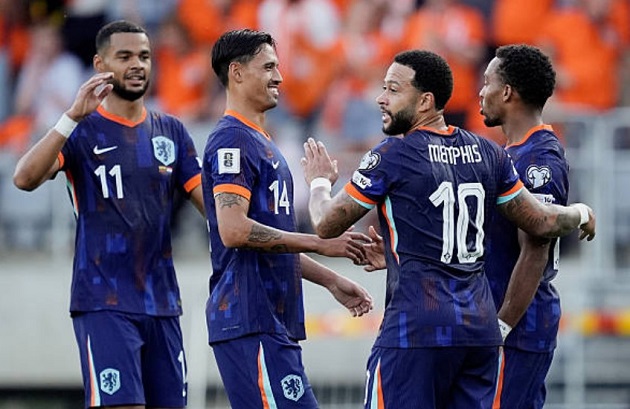 Ảnh bài viết Depay lập cú đúp, Hà Lan thắng nghẹt thở Lithuania 3-2