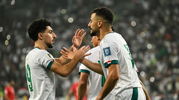 Iraq đang hướng tới tấm vé dự World Cup.