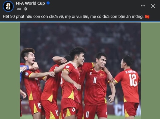 Ảnh bài viết FIFA gửi lời chúc mừng "độc lạ" đến U23 Việt Nam