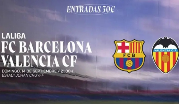 Valencia nhanh chóng bán hết vé cho trận gặp Barca