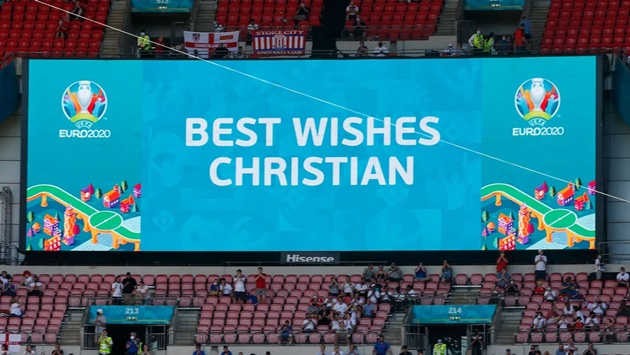 Eriksen từng bị ngừng tim tại EURO 2020
