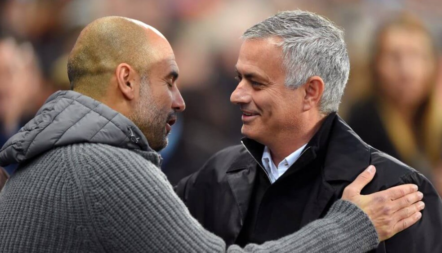 Mourinho đối đầu Pep năm 2018.