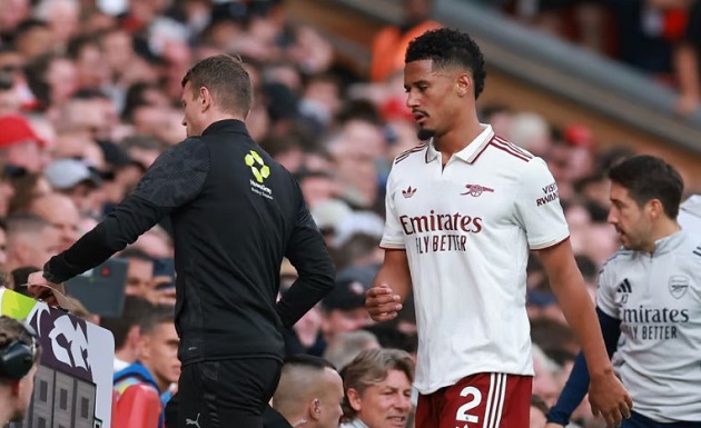 Ảnh bài viết William Saliba sẵn sàng ra sân, Arsenal có thêm lựa chọn