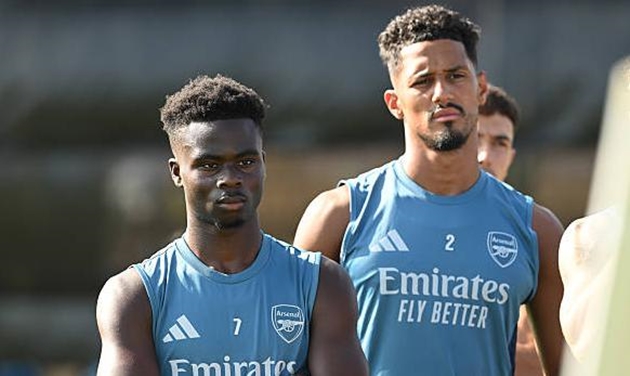 Ảnh bài viết Arteta xác nhận Arsenal đàm phán hợp đồng với Saliba và Saka