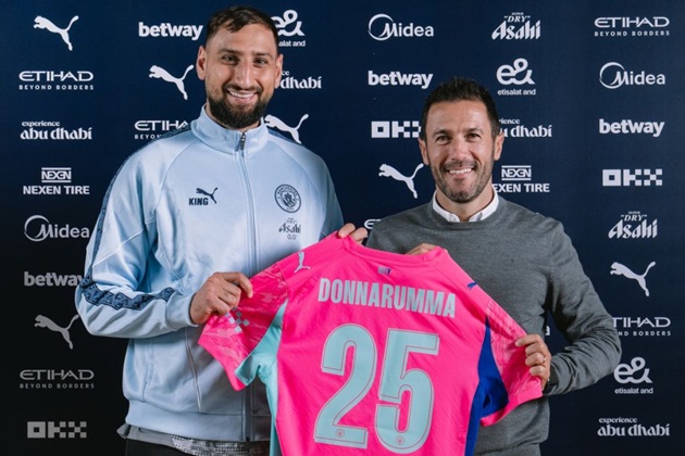Tại sao Donnarumma chọn số 25 tại Manchester City? - tinycat99 bet