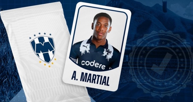Martial có giá nhất đội hình Monterrey hiện tại.