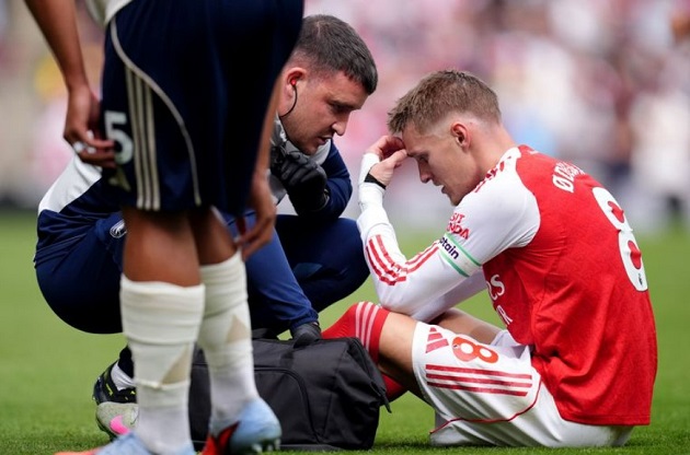 Ảnh bài viết Arteta xác nhận Odegaard tái phát chấn thương