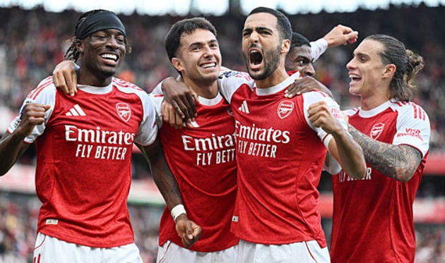 Ảnh bài viết Chấm điểm Arsenal: Zubimendi xuất sắc nhất; Mosquera 'đóng thế' hoàn hảo cho Saliba