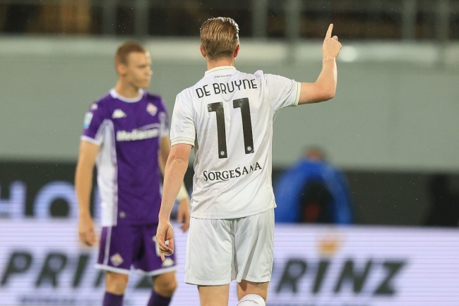 De Bruyne mở tỷ số trận đấu.