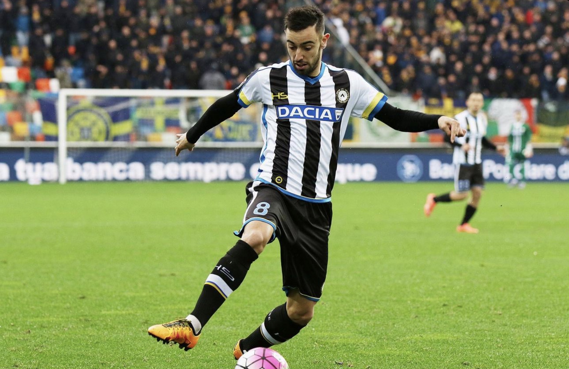 Bruno khi còn thi đấu tại Ý trong màu áo Udinese