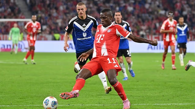 Jackson thi đấu chưa nổi bật trong trận ra mắt Bayern