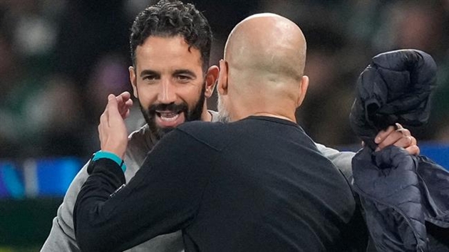 Đối đầu với Pep Guardiola luôn là thách thức lớn với Ruben Amorim.