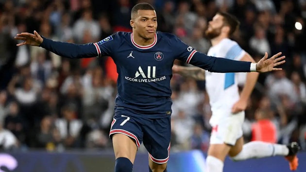 Mbappe từng ghi bàn liên tục ở giải Pháp.