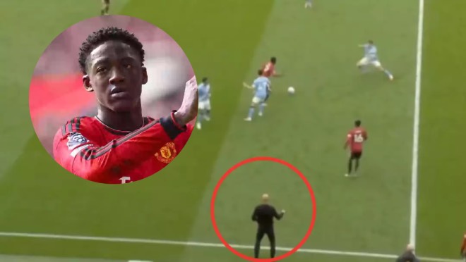 Ảnh bài viết Fan MU "dậy sóng" khi thấy Pep kinh ngạc vì Mainoo