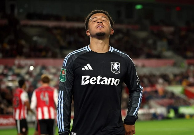 Jadon Sancho xin lỗi NHM Aston Villa sau thất bại trước Brentford