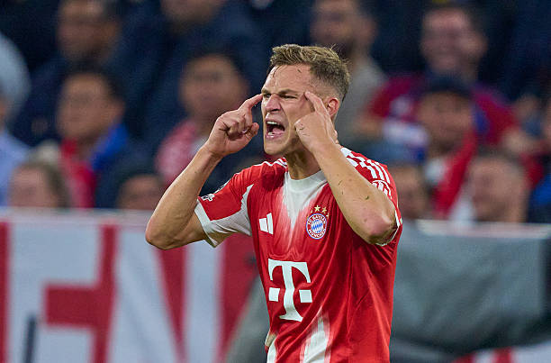 Joshua Kimmich vẫn cho thấy vai trò thủ lĩnh nơi tuyến giữa Bayern Munich. Điểm: 7.1.