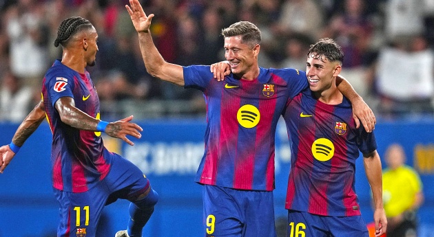 Barcelona sở hữu hàng công rất mạnh.