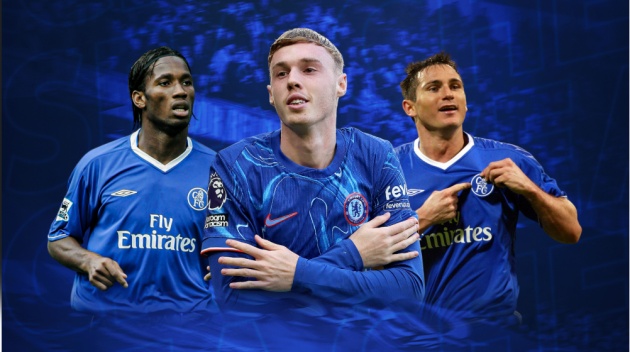 Ảnh bài viết Cole Palmer vượt Lampard và Drogba sau 100 trận tại Chelsea