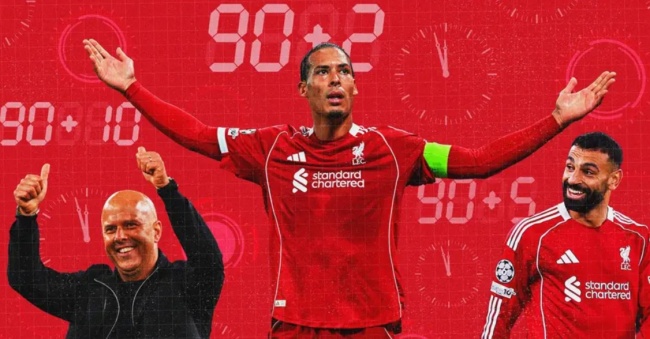 Ảnh bài viết Arne Slot và Liverpool: Bậc thầy của những chiến thắng muộn