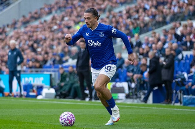 Grealish đang tìm lại phong độ tại Everton.