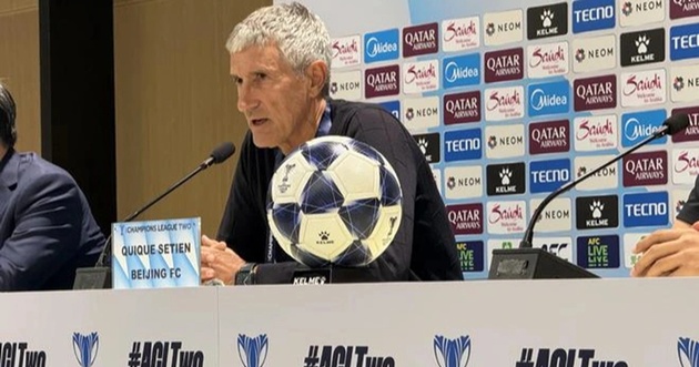 Ảnh bài viết Quique Setien nguy cơ bị sa thải sau trận hòa với CAHN