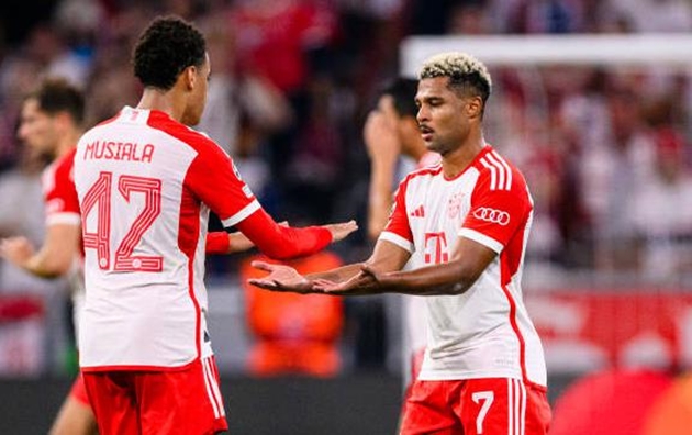 Serge Gnabry đã thay thế tốt vai trò của Jamal Musiala.