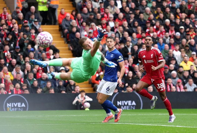 Liverpool thắng Everton 2-1.