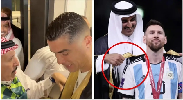 Ảnh bài viết Ronaldo nhận bisht đặc biệt sau chiến thắng 5-1 của Al-Nassr