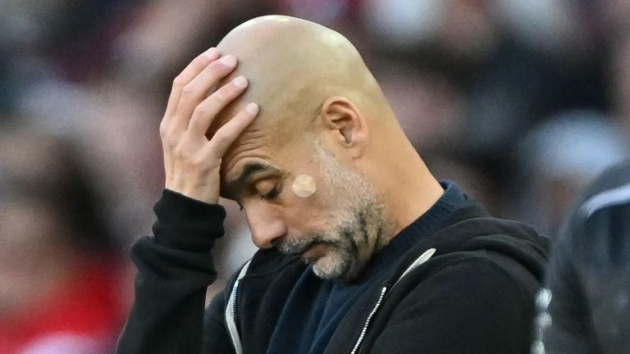Man City của Guardiola có màn trình diễn dưới sức.