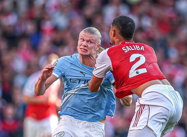 Ảnh bài viết Saliba – điểm tựa giúp Arsenal cầm hòa Man City