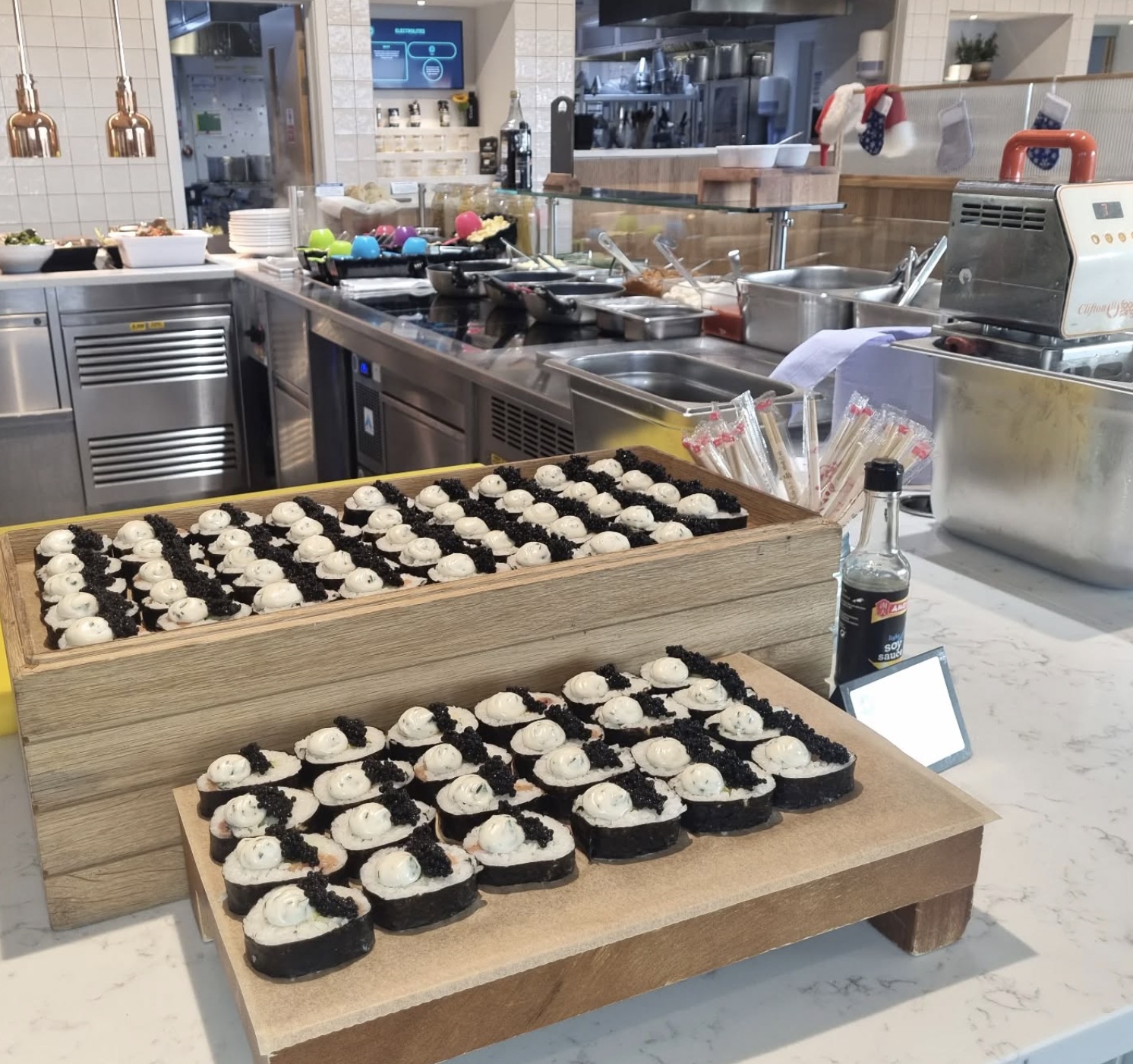 Món sushi do đầu bếp Carvalho