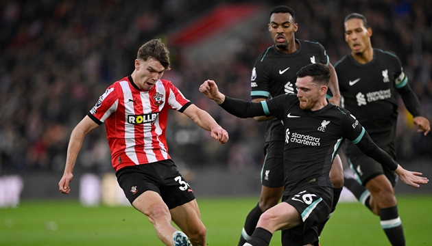 Liverpool vẫn vượt trội rất nhiều so với Southampton.